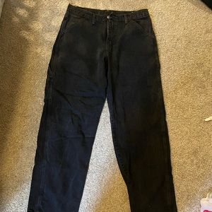 vintage mens black wrangler denim jeans